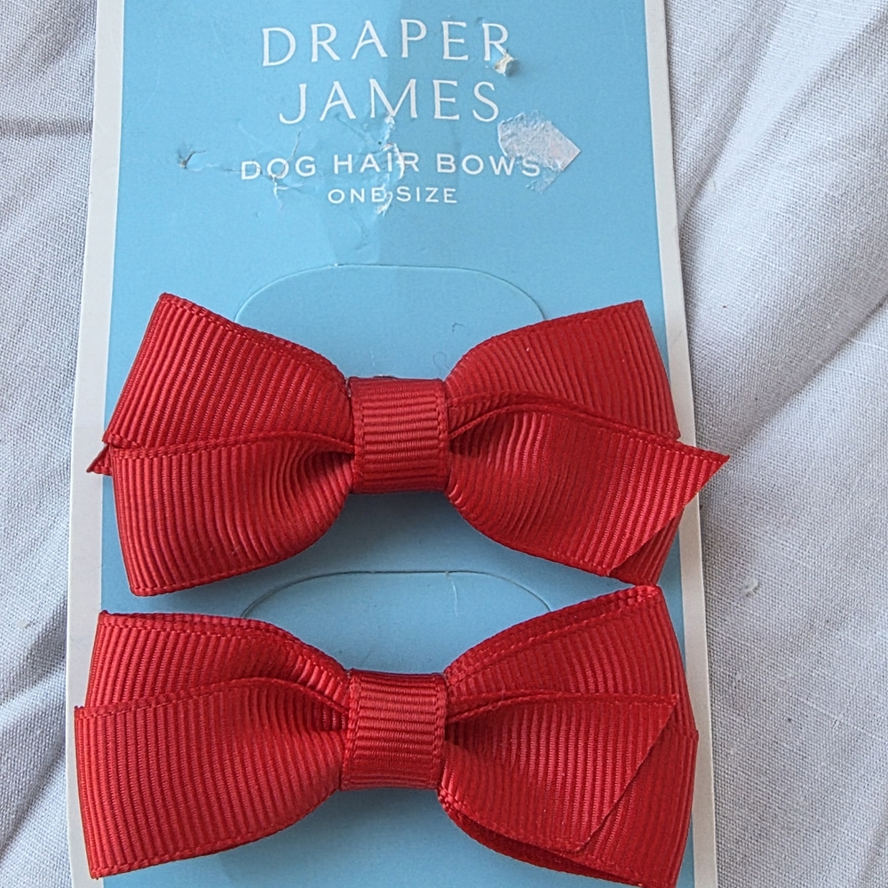 👀BUNDLE AND SAVE🥳 Vibrant Red Dog Hair Bows